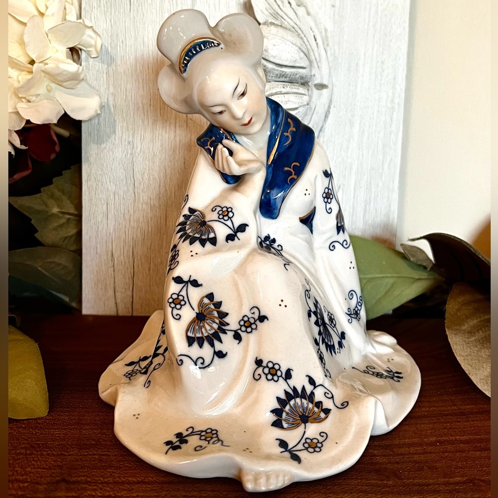 Vintage Japanese Geisha, Seymour Mann, Vienna Woods Fine China, Chinoiserie - Picture 6 of 9